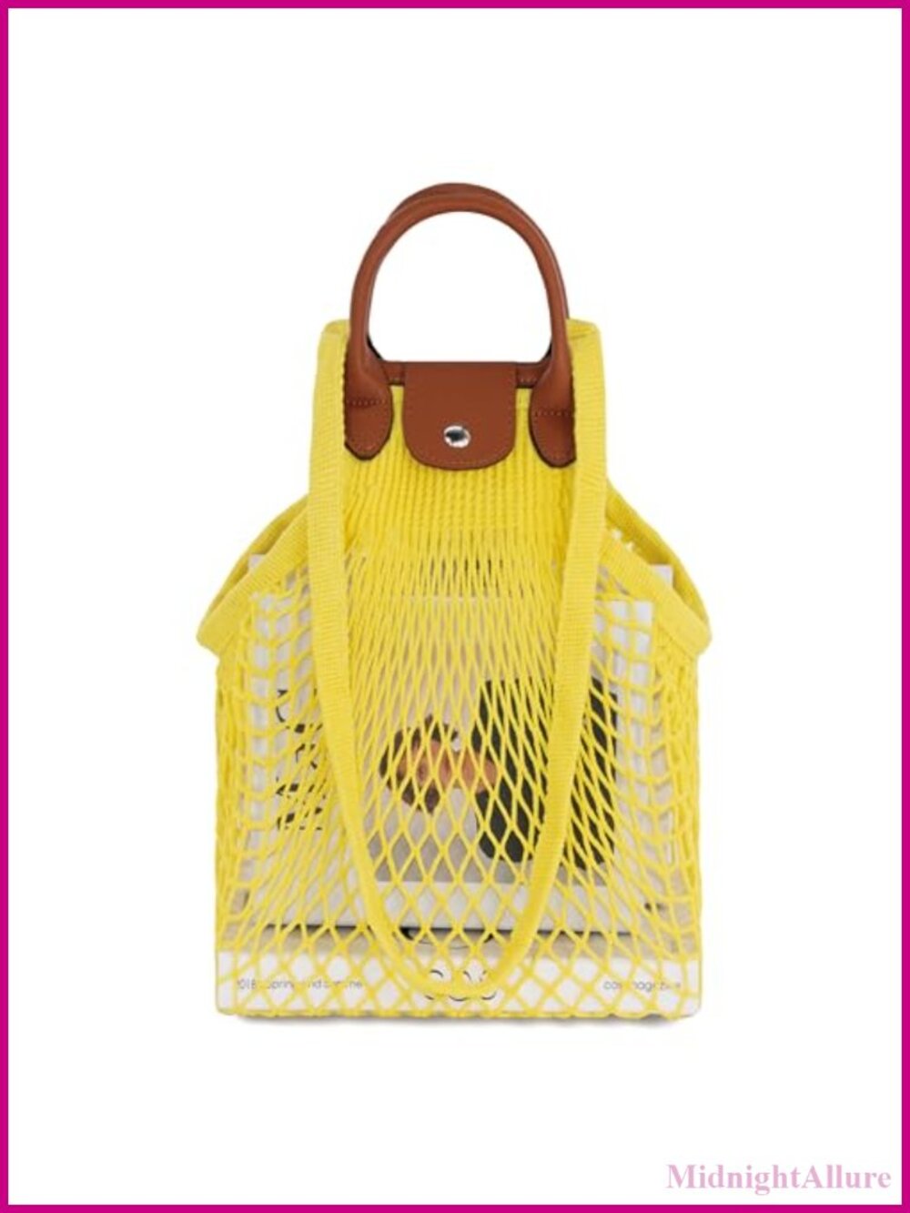 Straw Mesh Woven Tote Bag Cotton Foldable Large Capacity Handbag for Beach